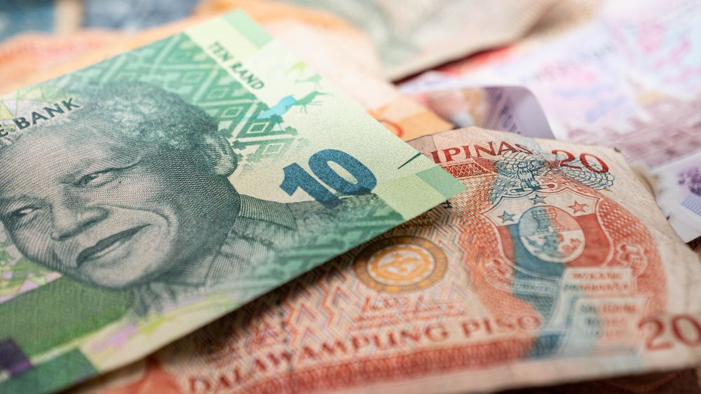 South African rand banknotes